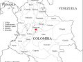 Mapa de Colombia para colorear