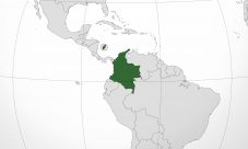 Mapa de ubicación de Colombia
