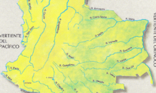 Mapa de las vertientes de Colombia