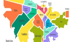 Mapa de Bogotá, Colombia