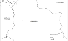 Mapa de Colombia para niños