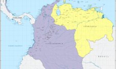 Mapa político de la Gran Colombia