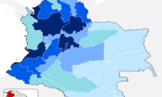 Mapa poblacional de Colombia